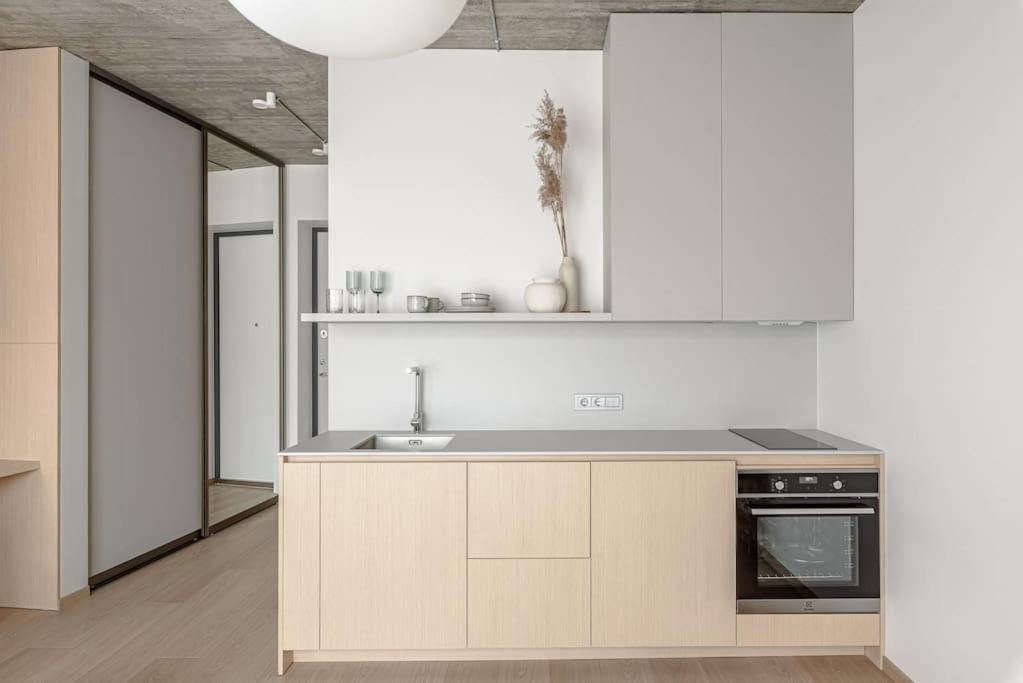 Cozy Japanese Oasis With Balcony, Gramophone, Netflix Apartment Vilnius Bagian luar foto